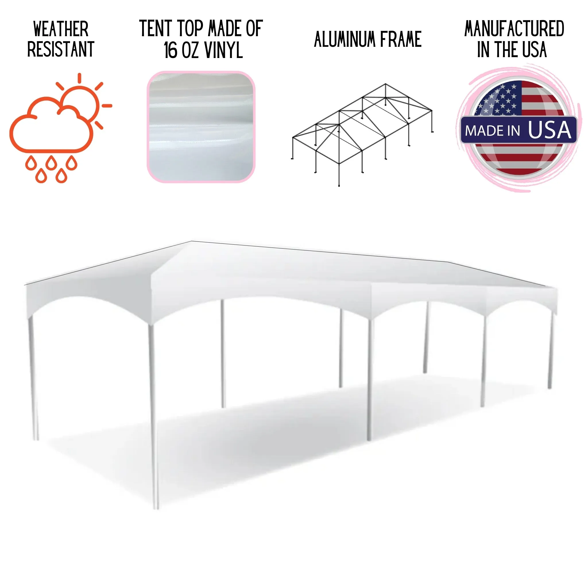 10x30 Master Series Frame Tent