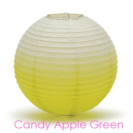 12-inch Ombre Round Paper Lantern