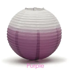 12-inch Ombre Round Paper Lantern