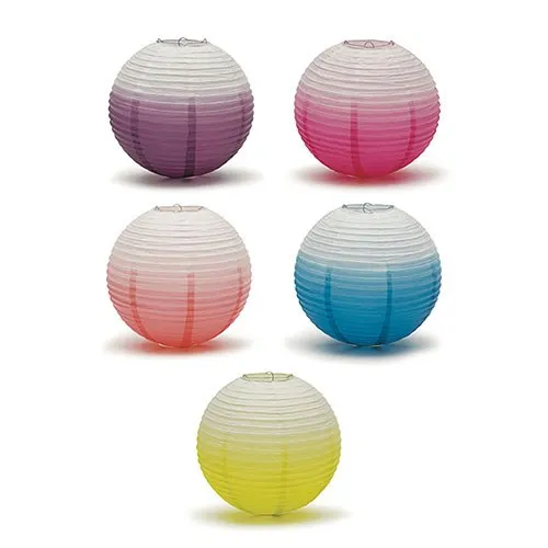 12-inch Ombre Round Paper Lantern