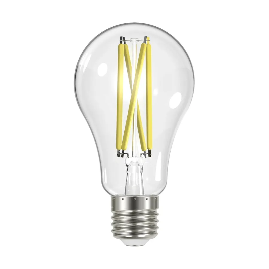 12.5W LED A19 - Clear - Medium Base - 3000K - 90 CRI - 120V