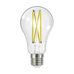 12.5W LED A19 - Clear - Medium Base - 3000K - 90 CRI - 120V