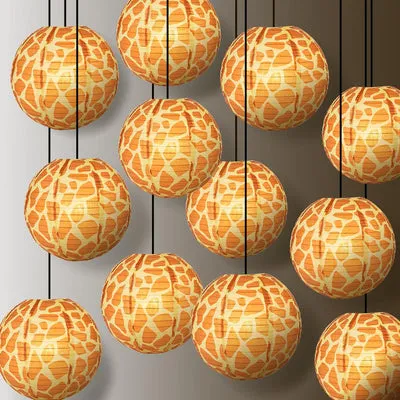14" Giraffe Print Paper Lantern