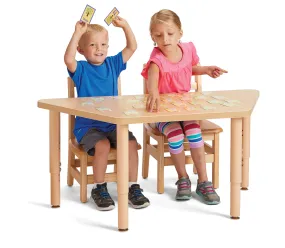 #47625 Jonti-Craft Purpose  Trapezoid Table - 21" x 45"