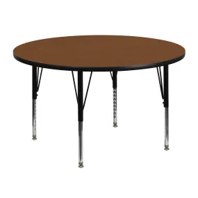 48 RND Oak Activity Table XU-A48-RND-OAK-H-P-GG