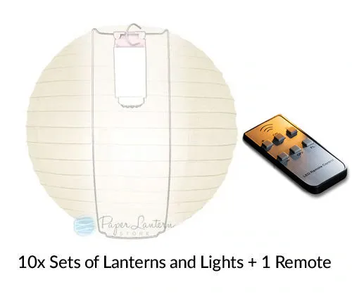 5-PACK 16" Papaya Round Paper Lantern, Even Ribbing, Chinese Hanging Wedding & Party Decoration
