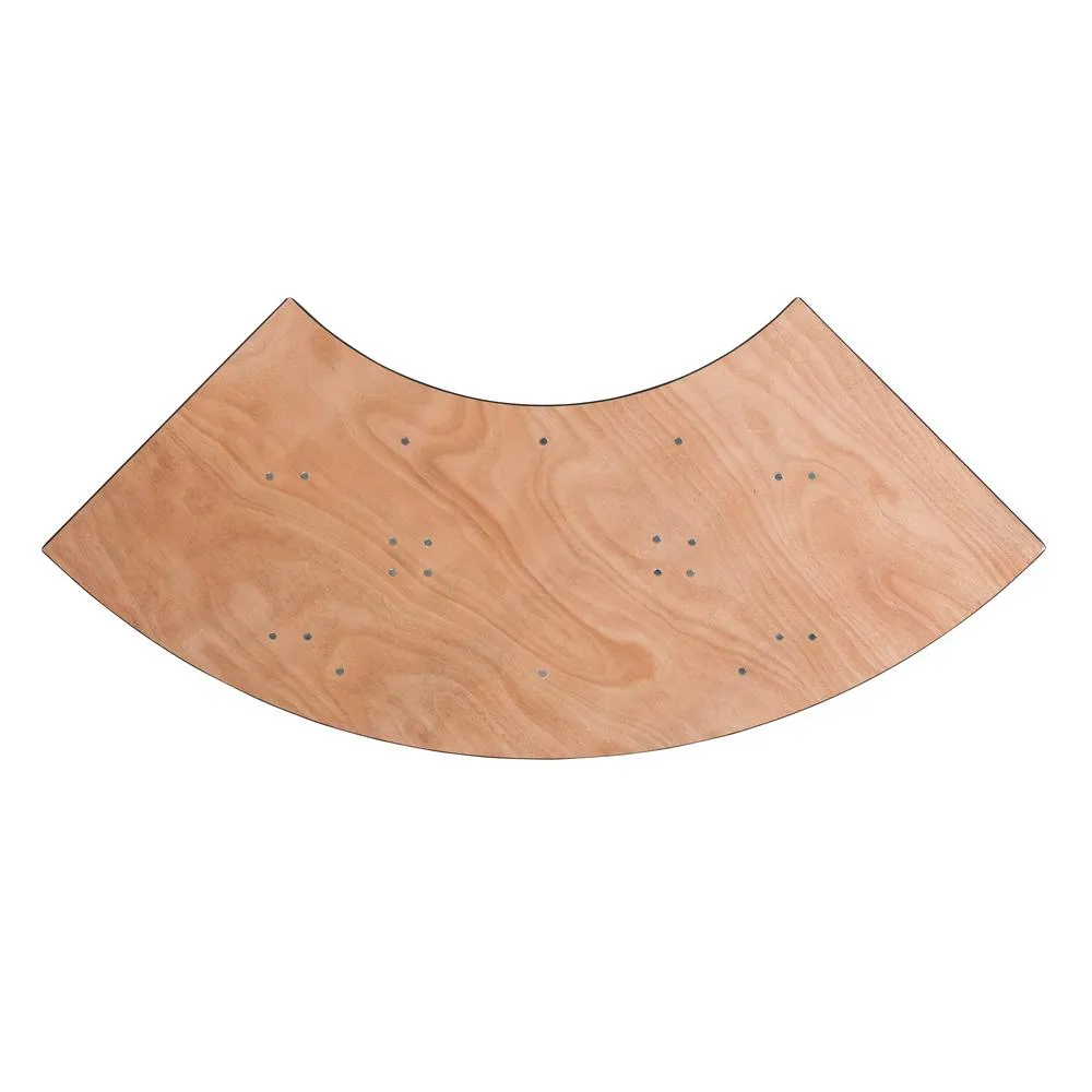 5.5 Ft. X 2 Ft. Serpentine Wood Folding Banquet Table By Flash Furniture