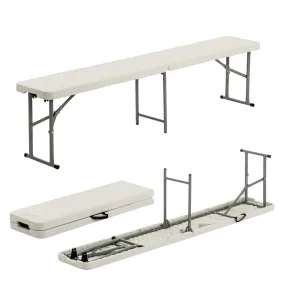 6 feet / 180cm Four Person Folding Trestle Bench - By Harbour Housewares