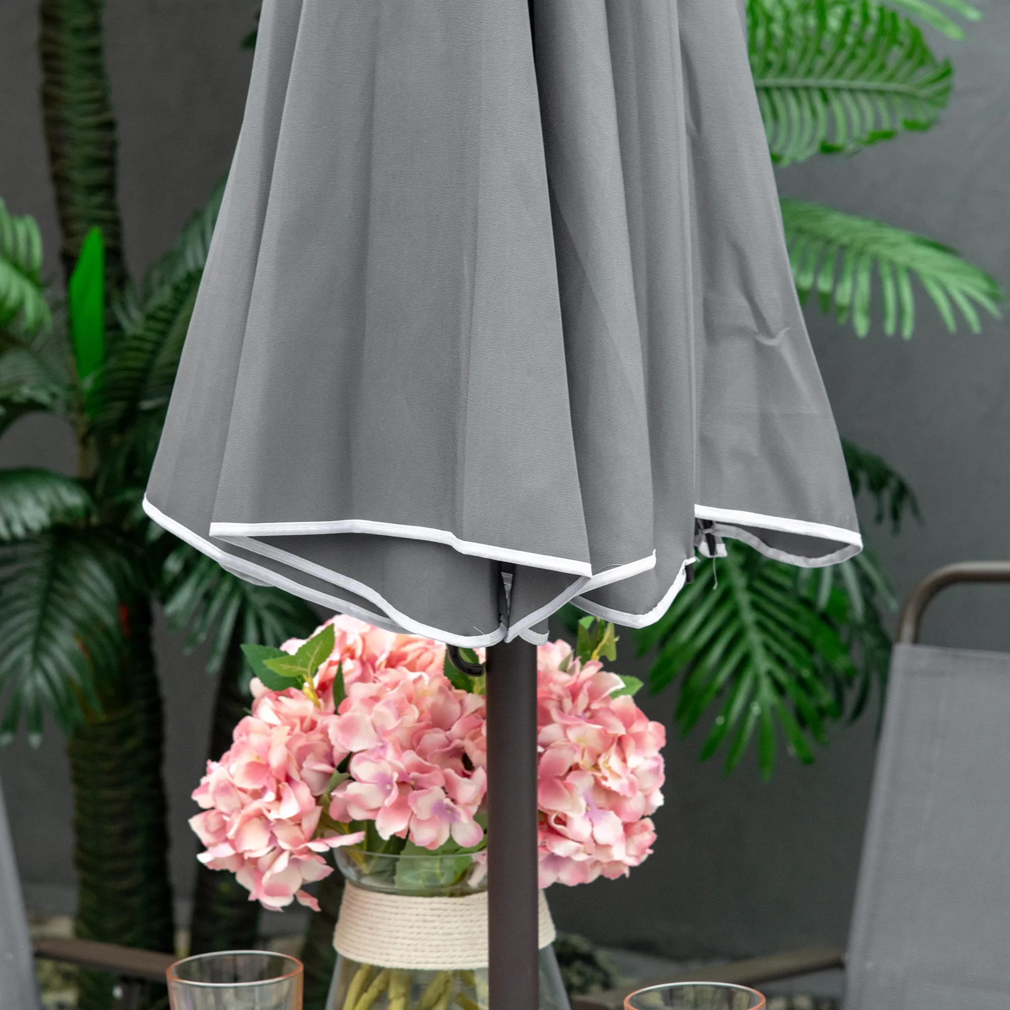 6-Piece Patio Dining Set with Umbrella