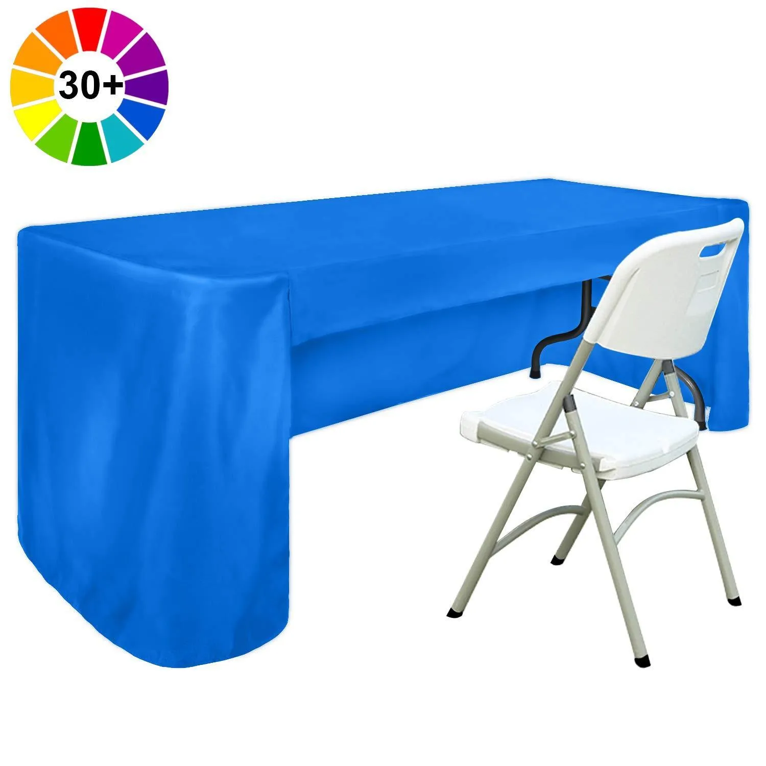 ABCCANOPY 6 FT Rectangle Tablecloth Table Cover for Rectangular Tables in Washable Polyester-Great for Buffet Table Parties Holiday Dinner, Wedding & More Navy Blue