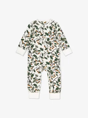 Acorn Print Onesie Pyjamas