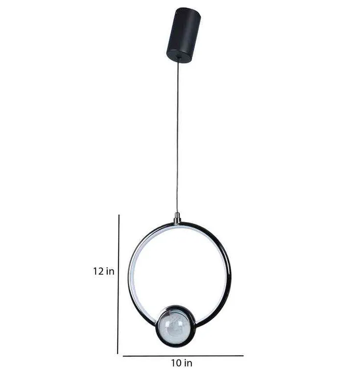 Auralis Black Iron Hanging Light  | Inbuilt LED |  | Eliante by Jainsons Lights