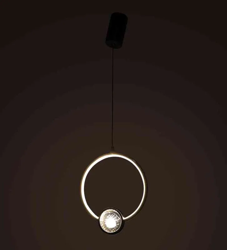 Auralis Black Iron Hanging Light  | Inbuilt LED |  | Eliante by Jainsons Lights