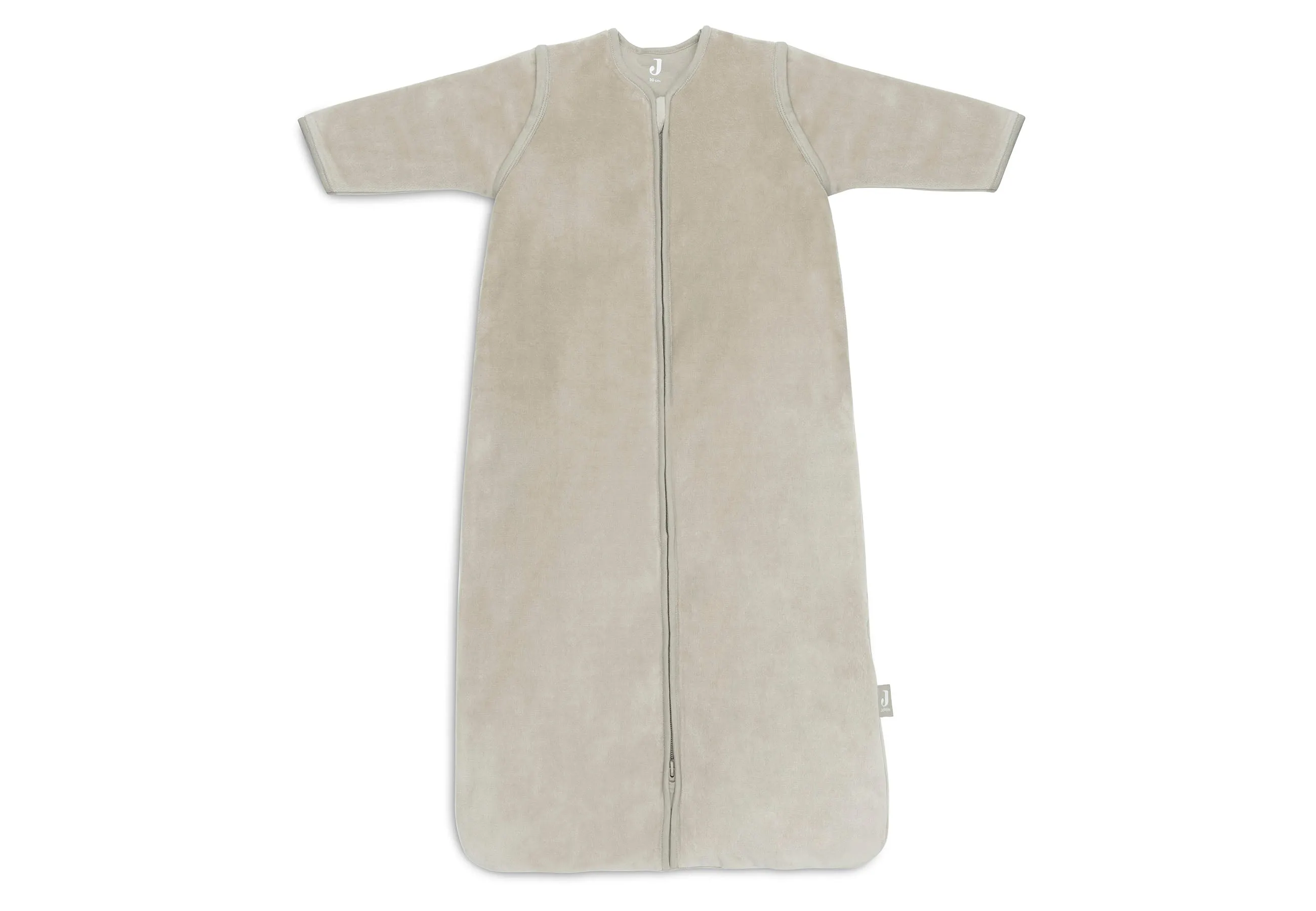 Baby Sleeping Bag with Removable Sleeves 110cm Velvet - Olive Green