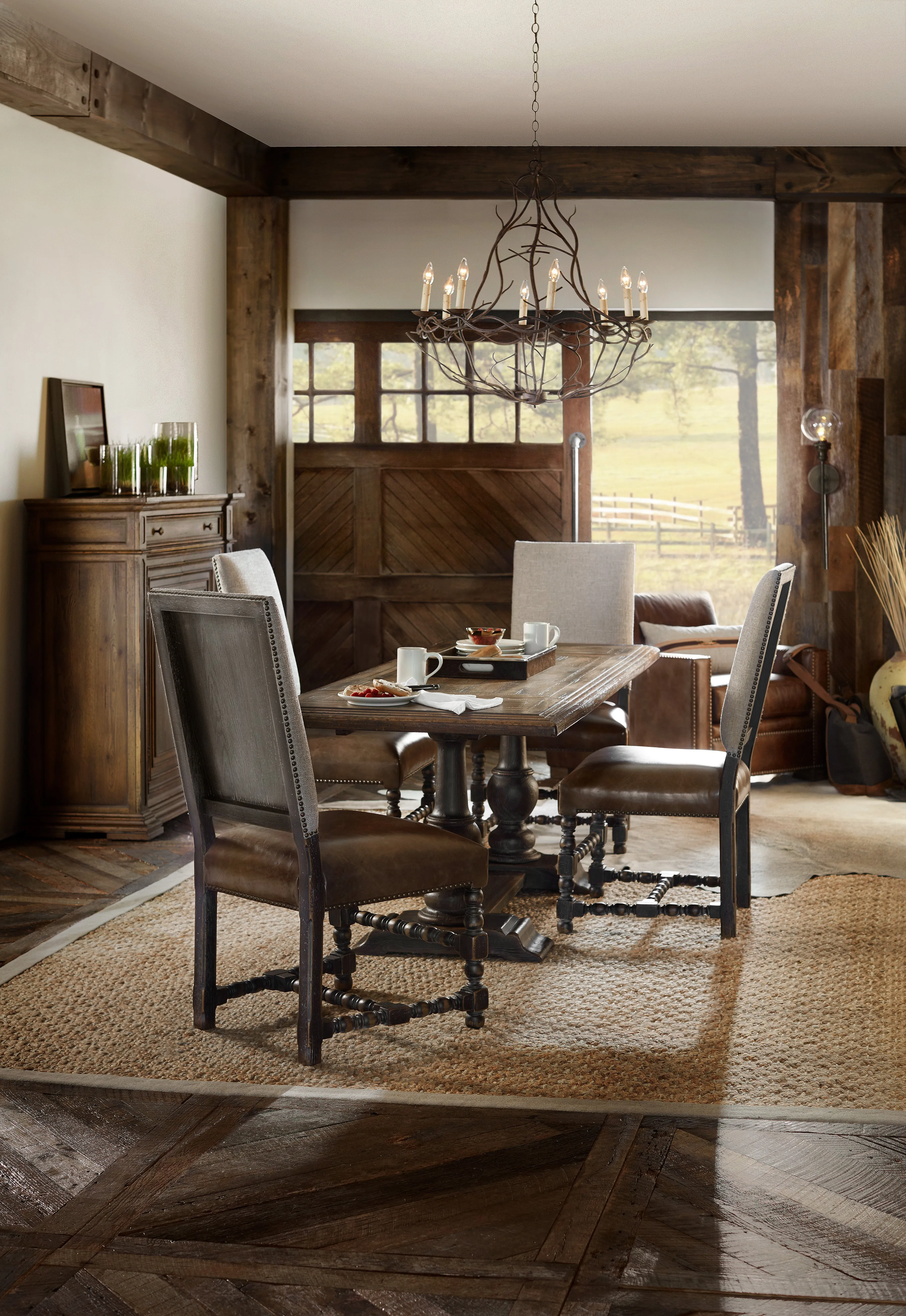 Balcones 60in Friendship Table with2-12in Leaves