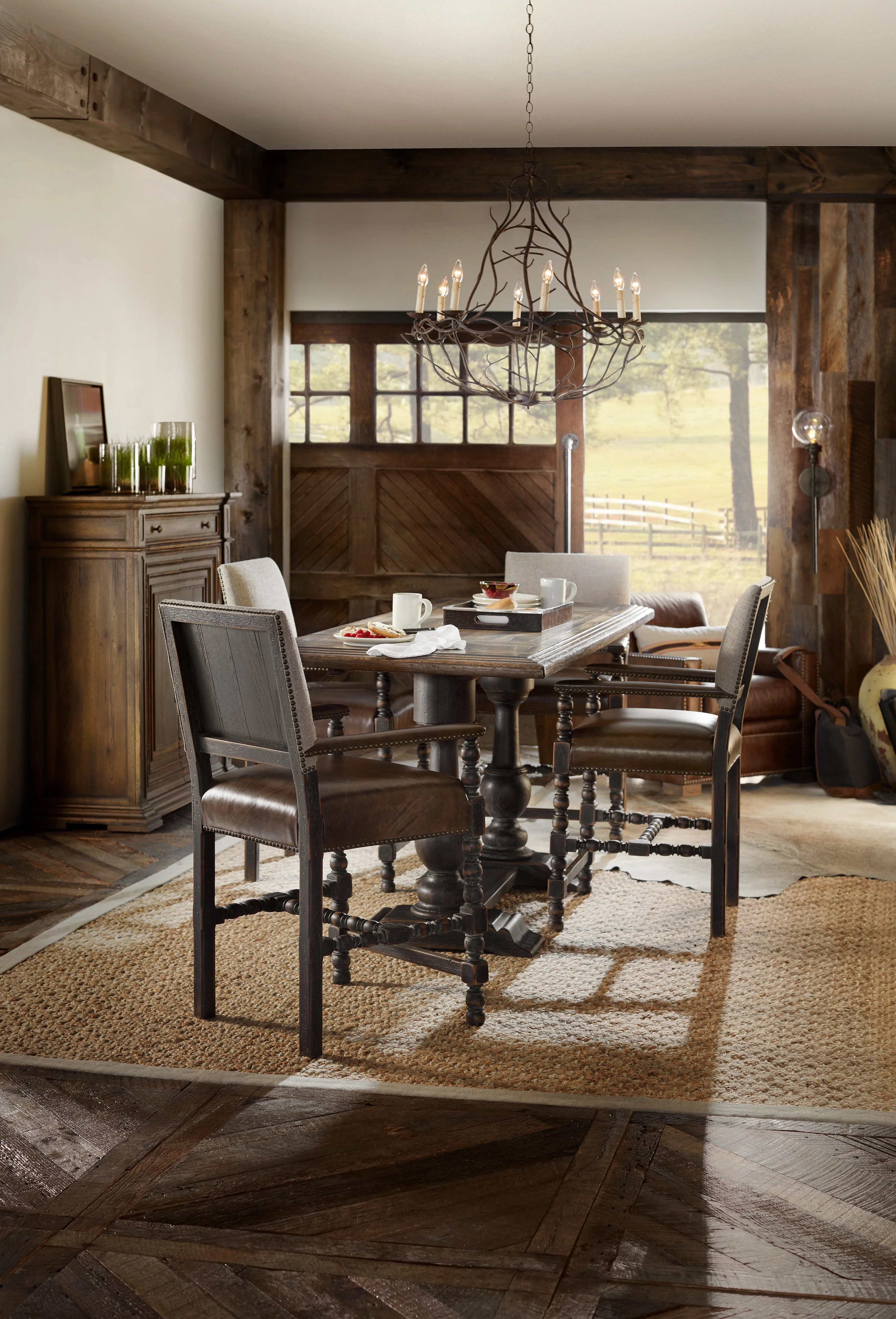 Balcones 60in Friendship Table with2-12in Leaves