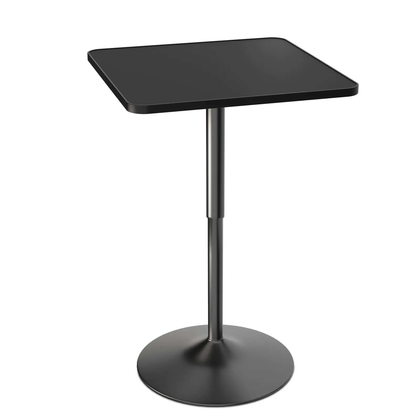 Bar Table - Adjustable Height - 23.6" x 23.6"