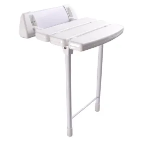 Barclay 6193-WH 14 Wall Mount Slatted Folding  - White