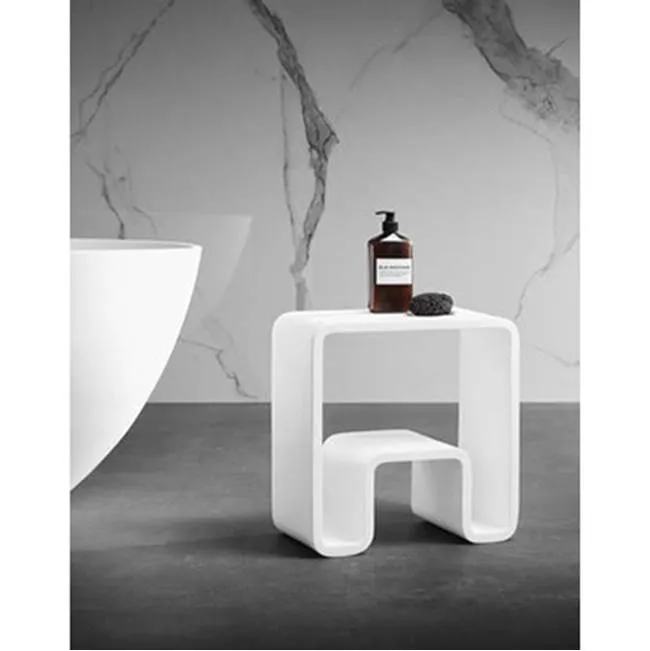 Barclay 6218 Resin Shower Stool Rectangular
