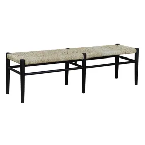 Bayou Mahogany & Seagrass Bench Seat