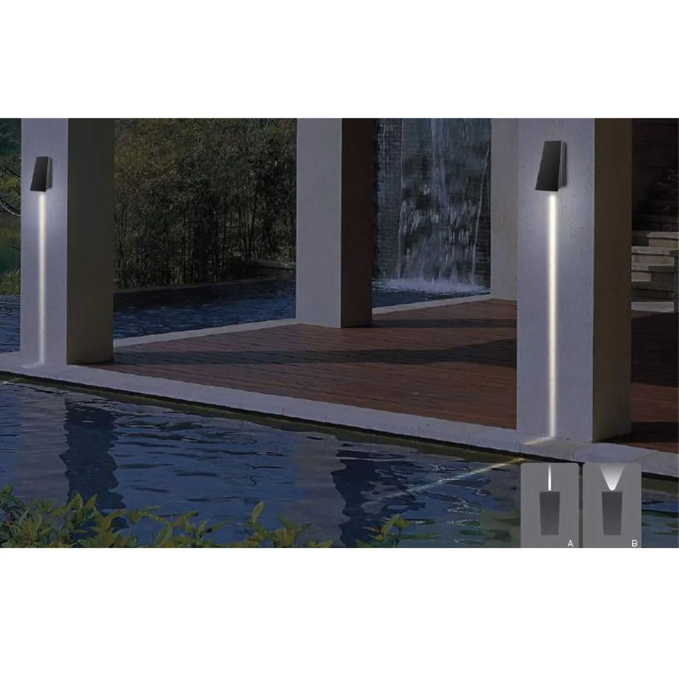 BLAZE LFWL038- 3.5W-A IP-65 3.5W Narrow Beam Outdoor wall Lights