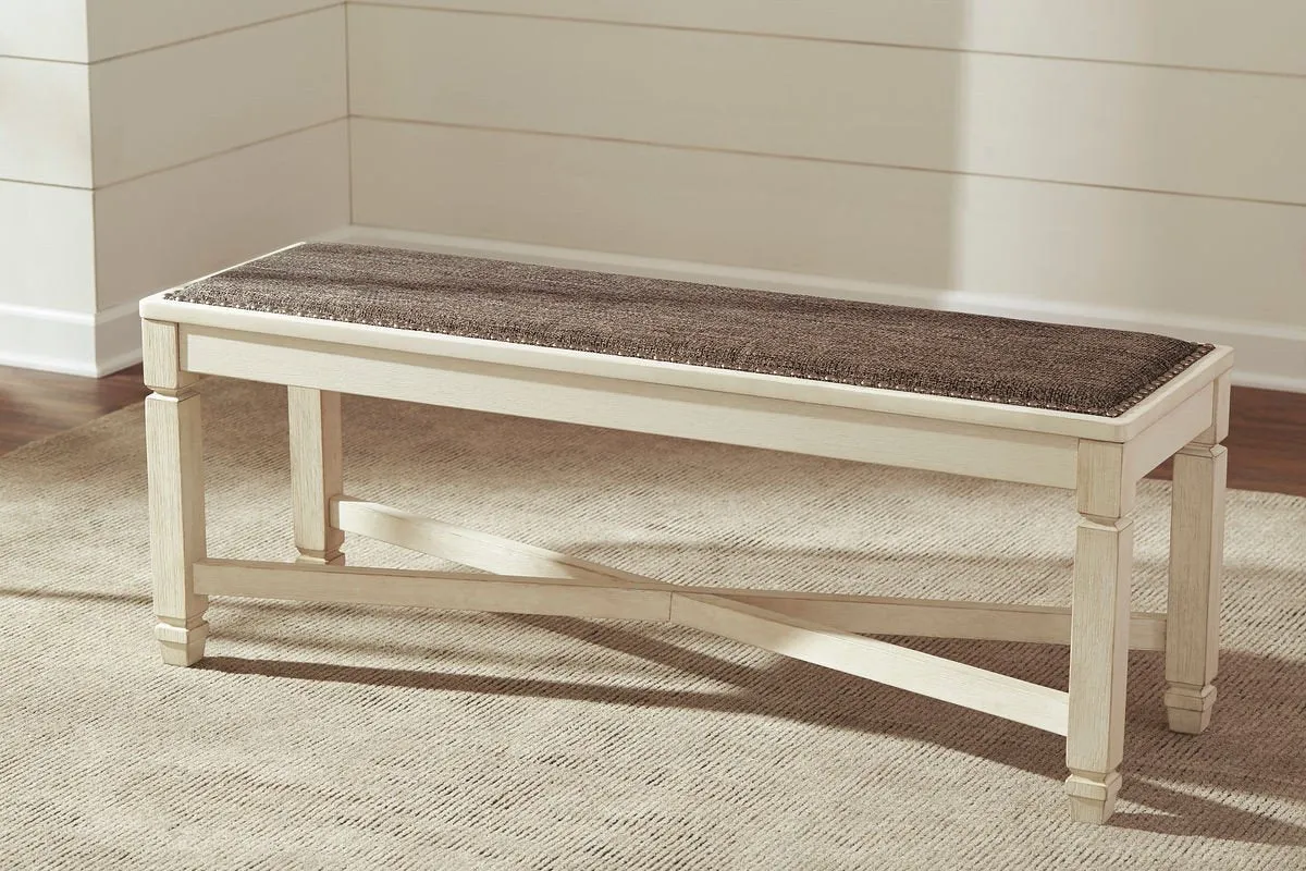 Bolanburg French Country Upholstered Dining Room Bench