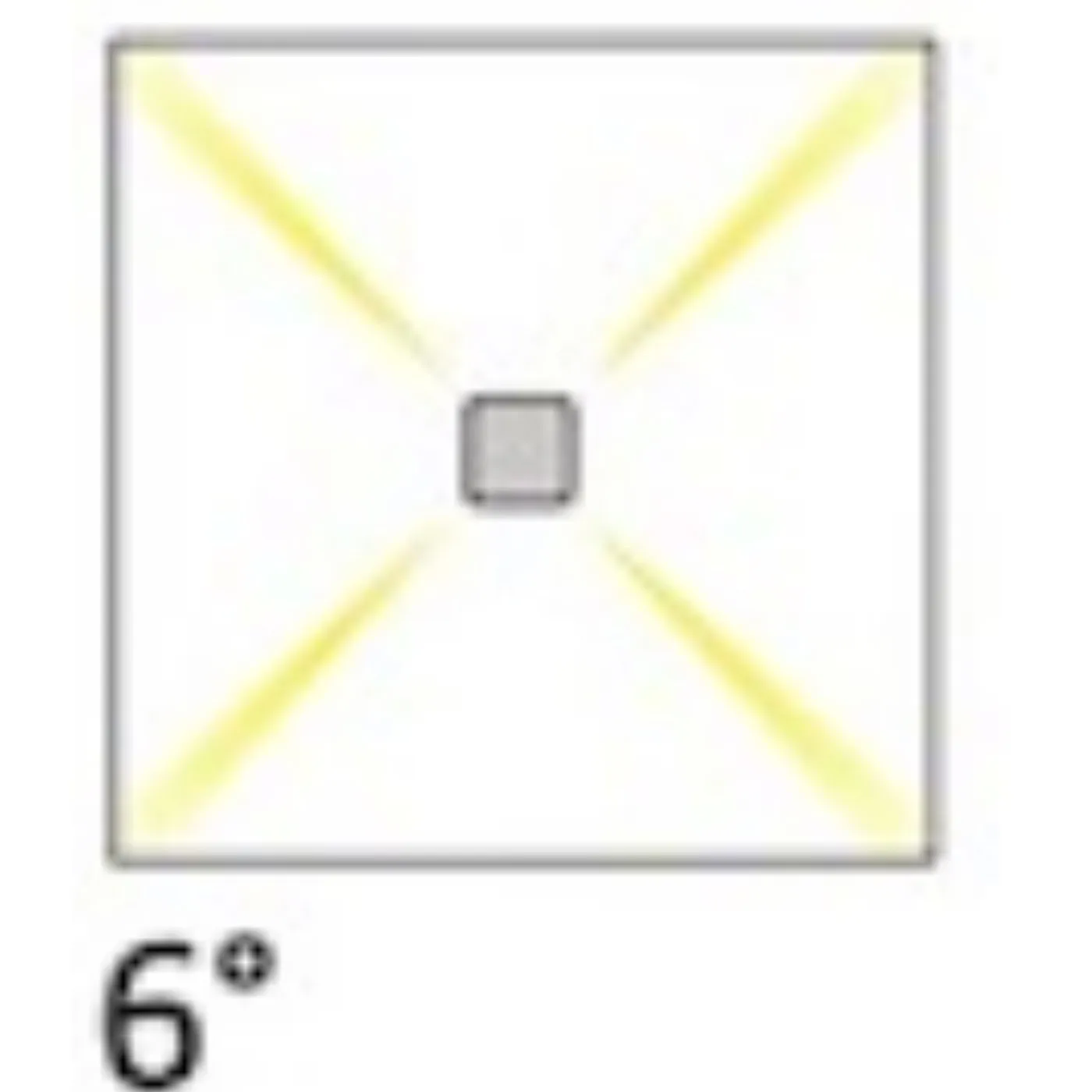 CH-3322 Cube 4w Square Narrow Beam Outdoor wall Lights