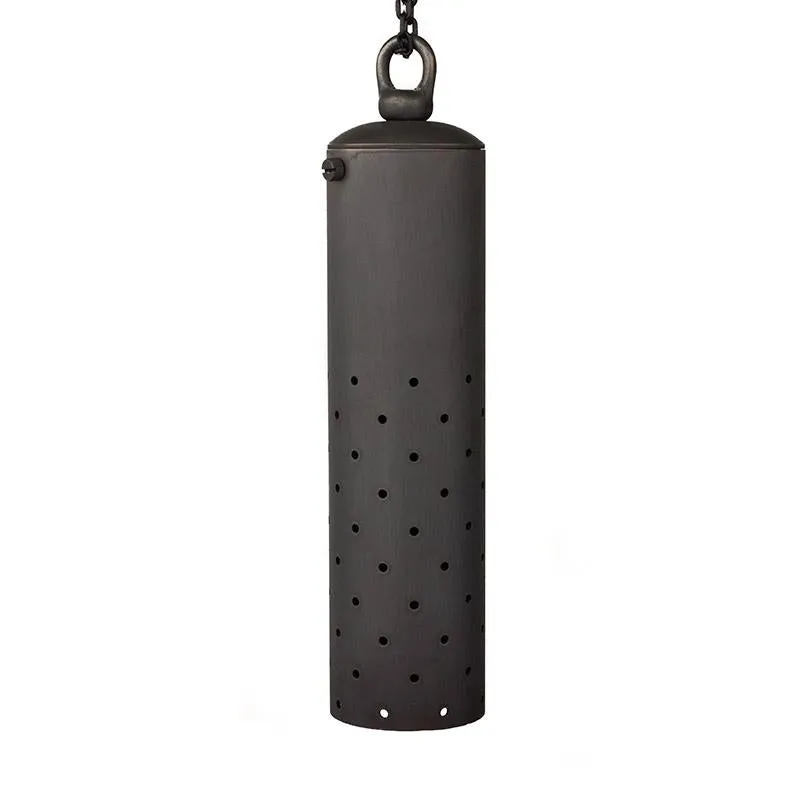 CopperMoon CM.615 12V MR-16 Copper & Brass 8" Hanging Pendant Light Perforated Holes