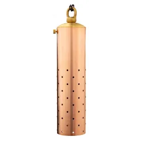 CopperMoon CM.615 12V MR-16 Copper & Brass 8" Hanging Pendant Light Perforated Holes CopperMoon CM.615 12V MR-16 Copper & Brass 8" Hanging Pendant Light Perforated Holes