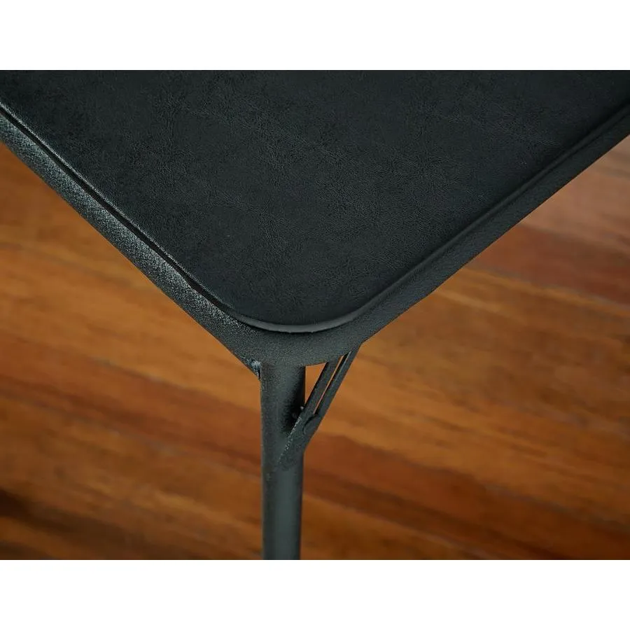 Cosco 33.75-in x 33.75-in Outdoor Square Black Folding Table