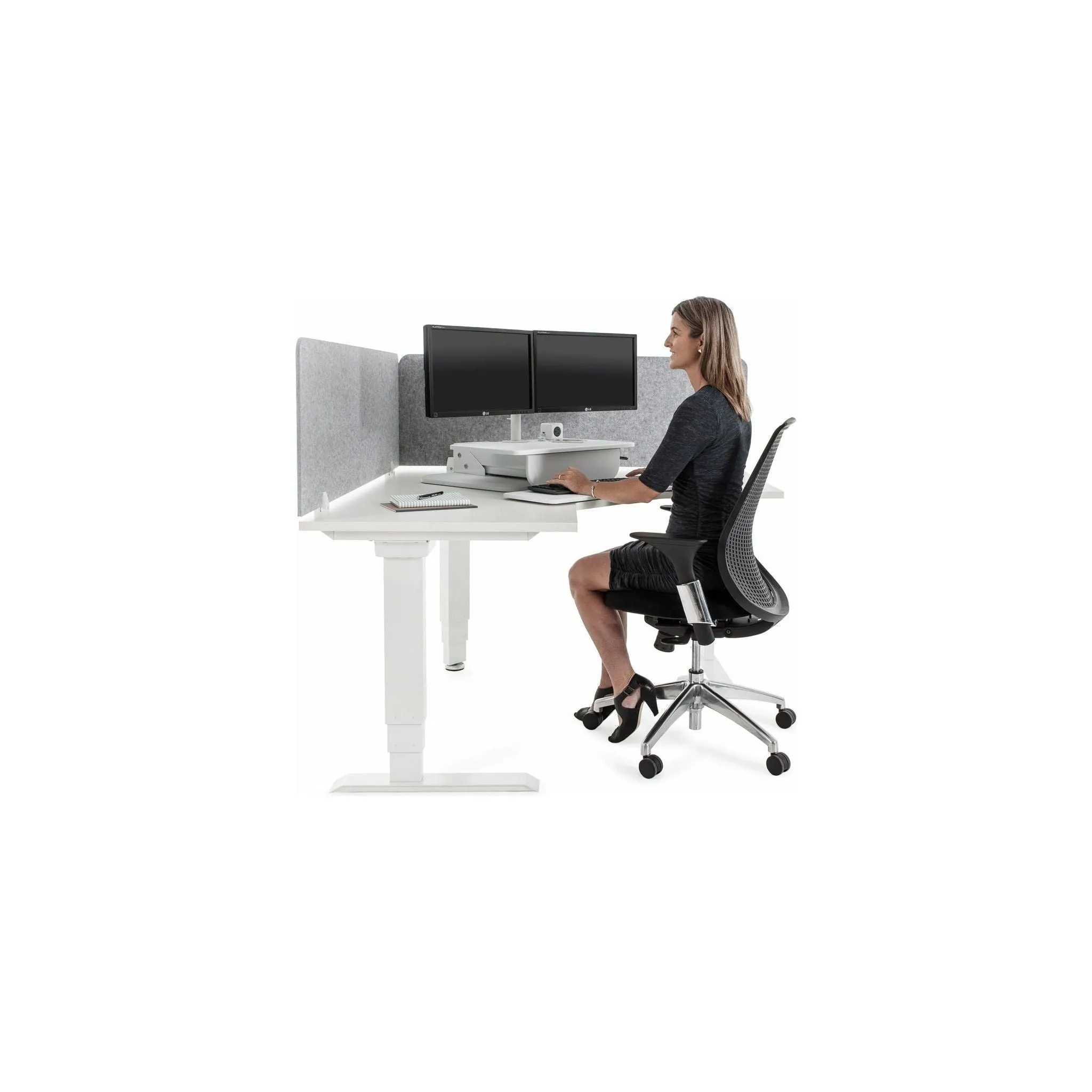 Elevar 90 Degree Height Adjustable Desk