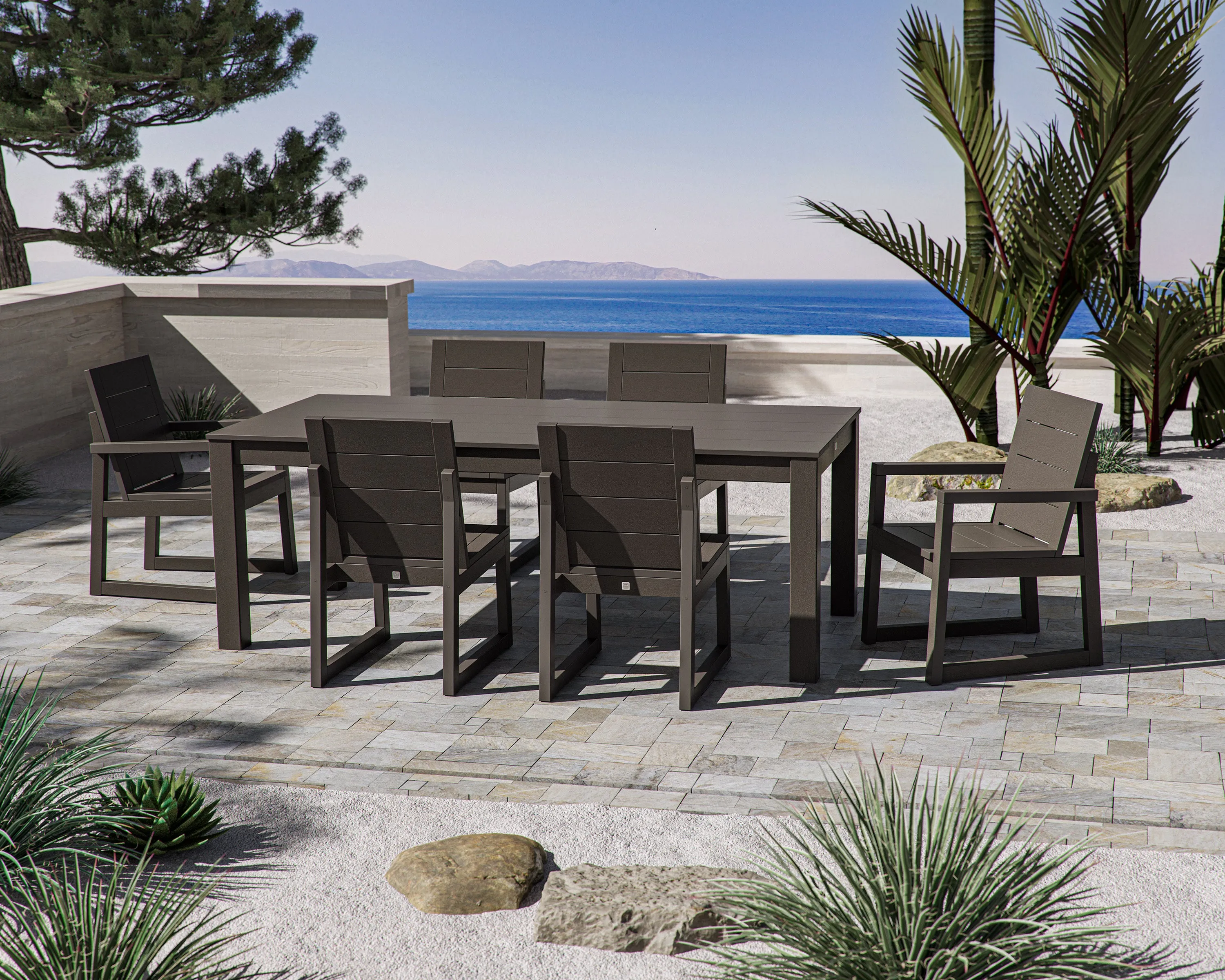 Elevate 7-Piece Parsons Table Dining Set