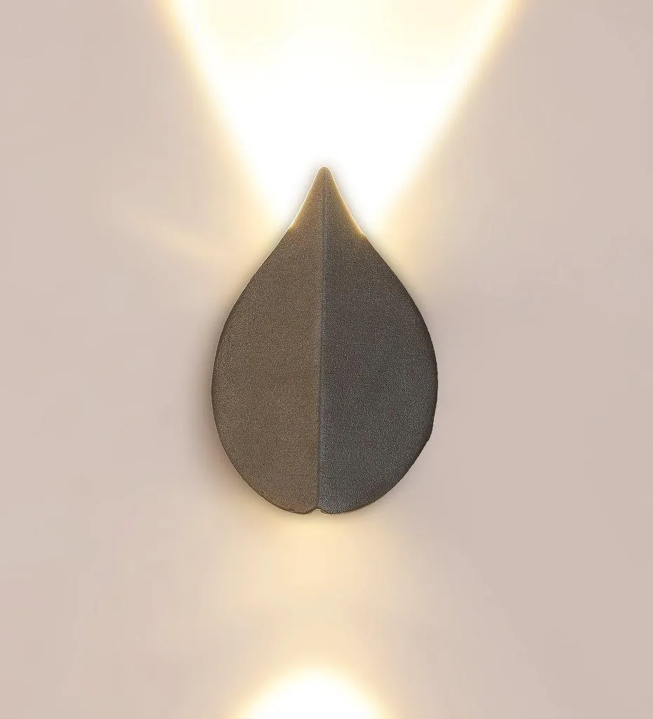 ELIANTE Grey Aluminium Outdoor Wall Light - 1019- 6W -Pepal
