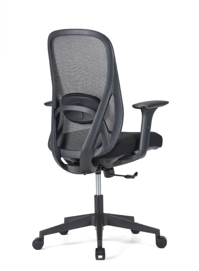 Ergonomic Office Chair with Adjustable Mesh Headrest, Lumbar Support, and Synchro Tilt Mechanism