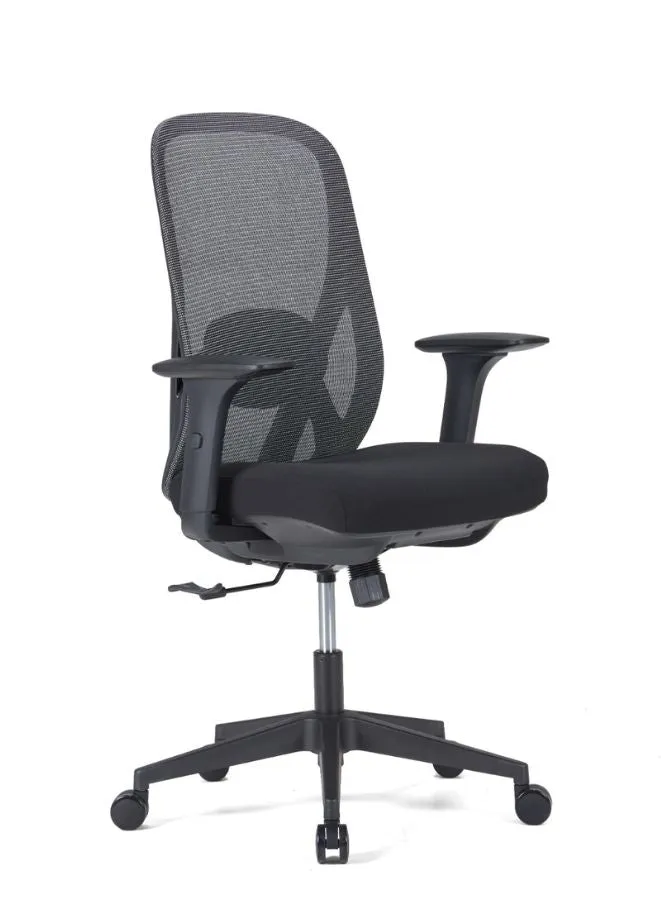 Ergonomic Office Chair with Adjustable Mesh Headrest, Lumbar Support, and Synchro Tilt Mechanism