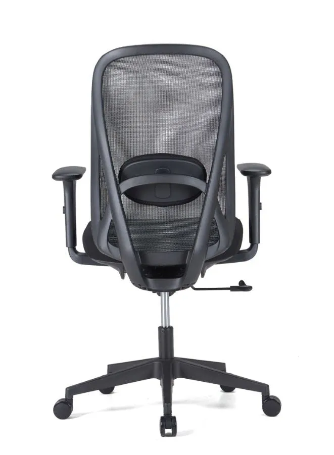 Ergonomic Office Chair with Adjustable Mesh Headrest, Lumbar Support, and Synchro Tilt Mechanism