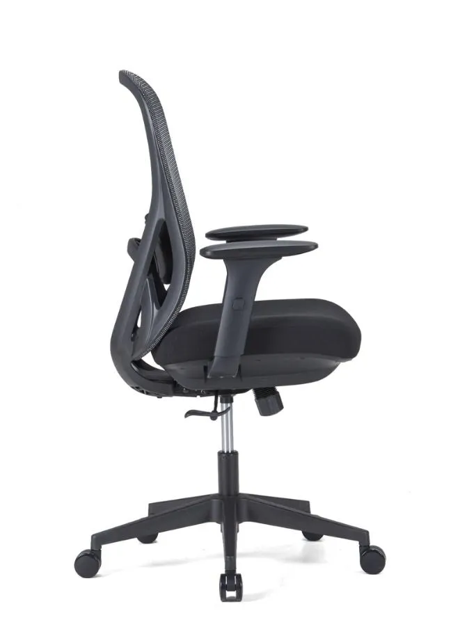 Ergonomic Office Chair with Adjustable Mesh Headrest, Lumbar Support, and Synchro Tilt Mechanism