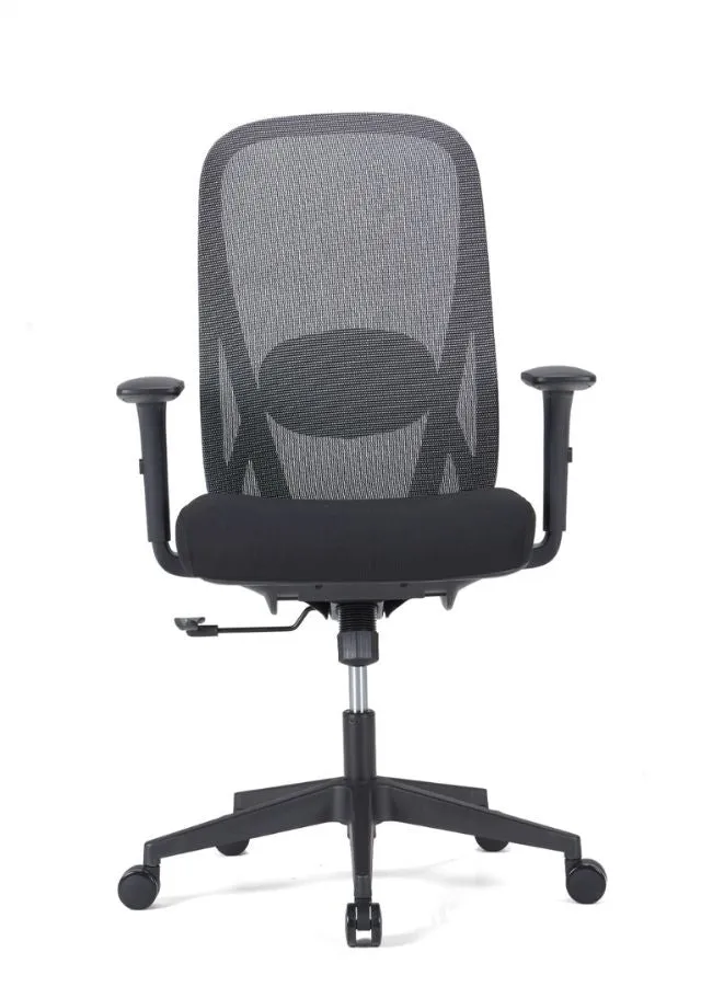 Ergonomic Office Chair with Adjustable Mesh Headrest, Lumbar Support, and Synchro Tilt Mechanism
