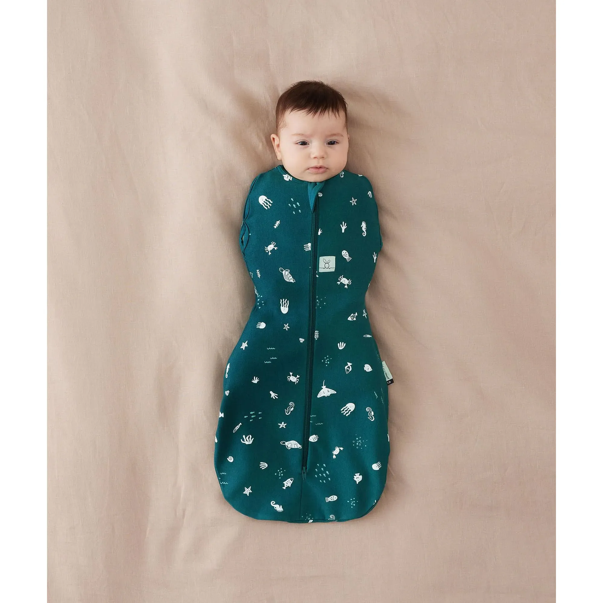 ergoPouch Cocoon Swaddle Bag - 1.0 Tog - Ocean