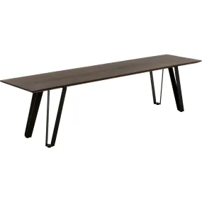 Evander Dining Bench - Brown/Black - (1568563K)