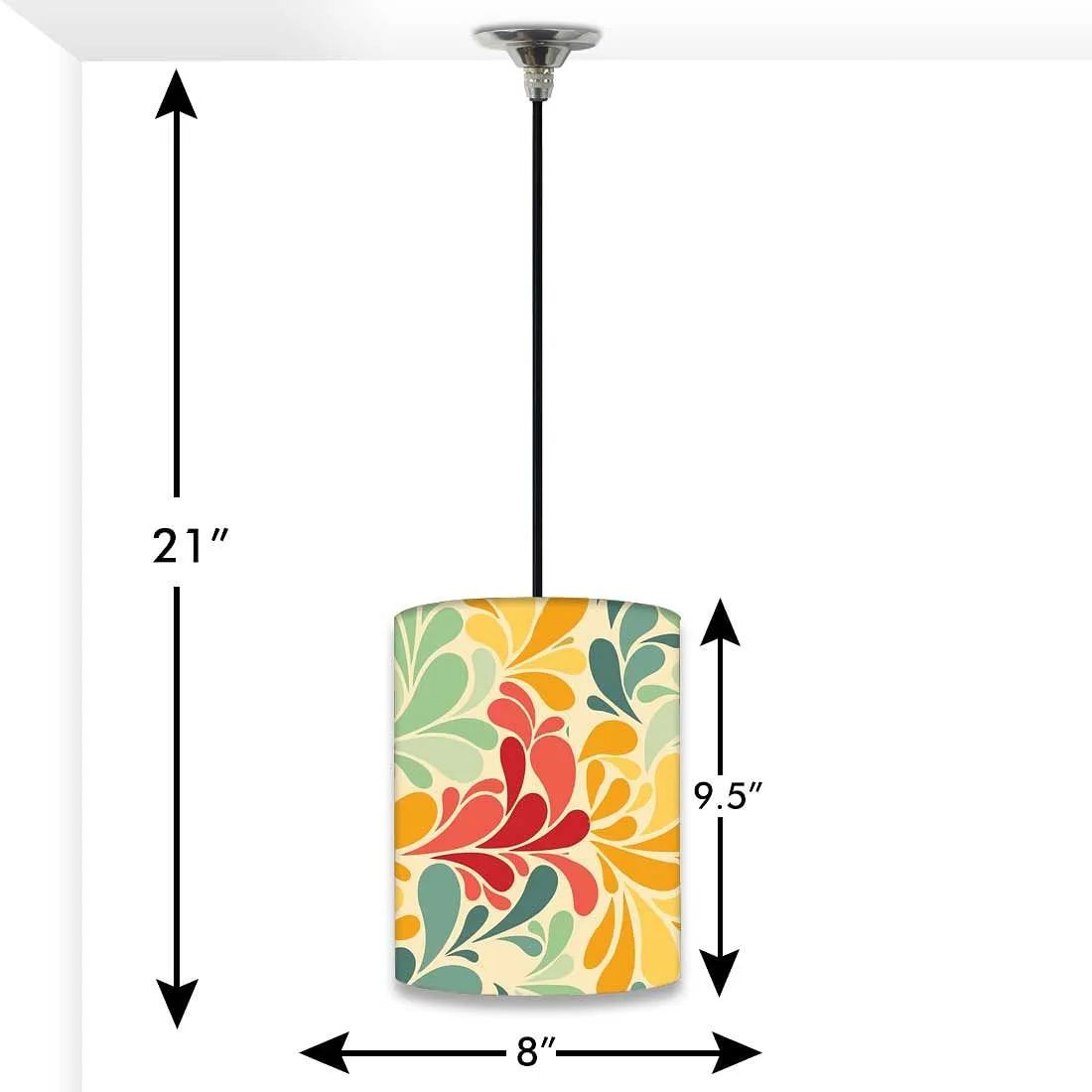 Floral Hanging Pendant Lamp - Retro Flower
