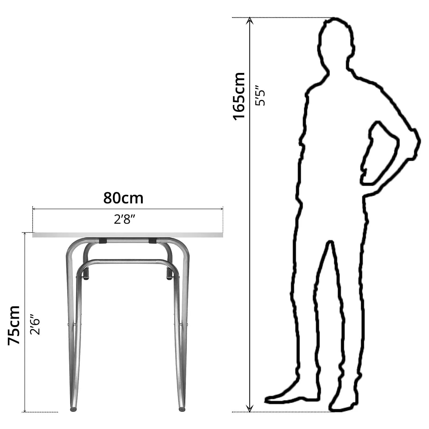 Folding Table (Ø80cm)