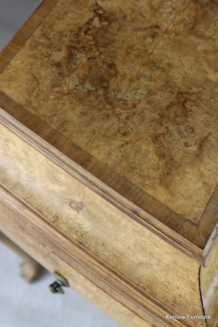 French Burr Maple Dressing Table
