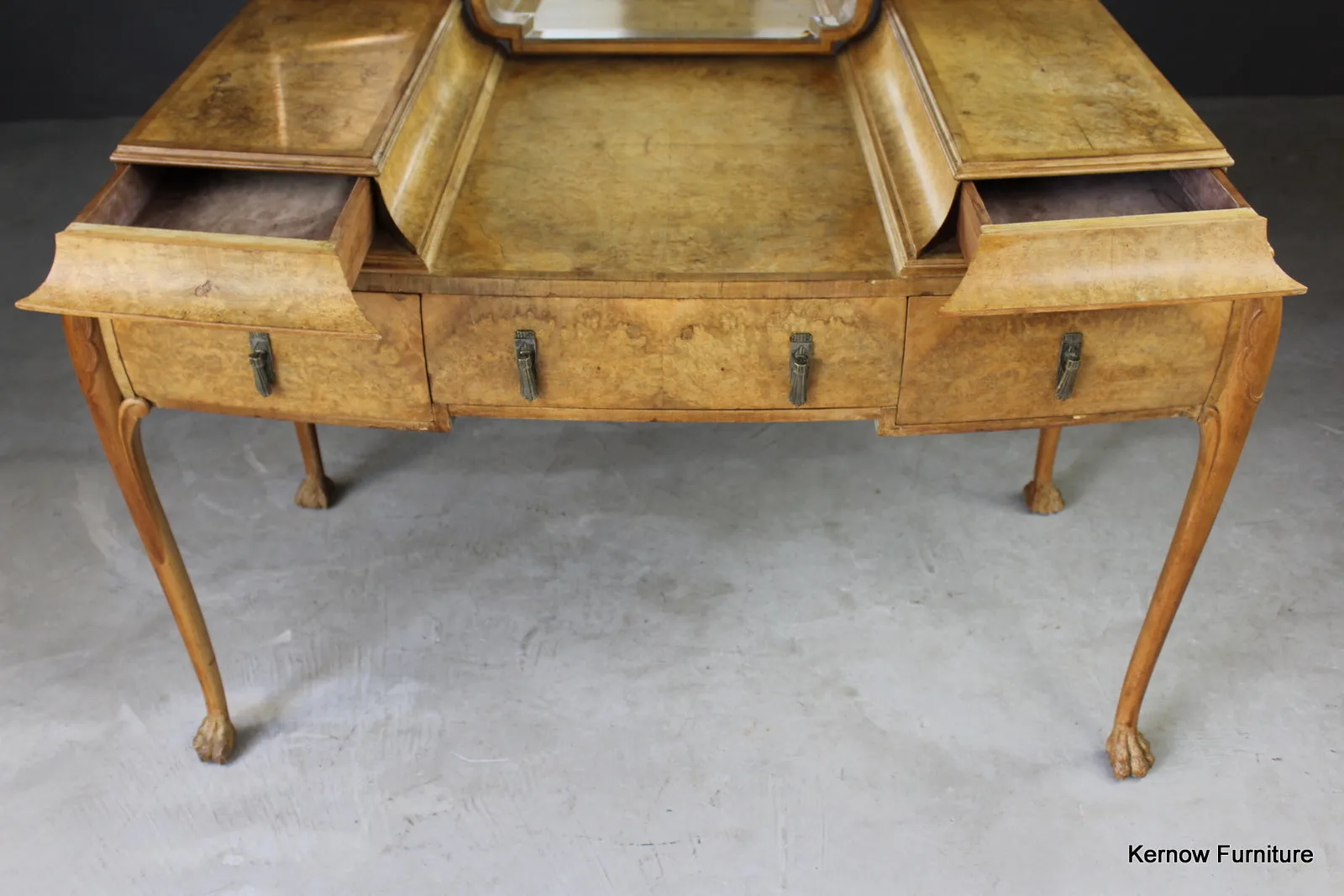 French Burr Maple Dressing Table