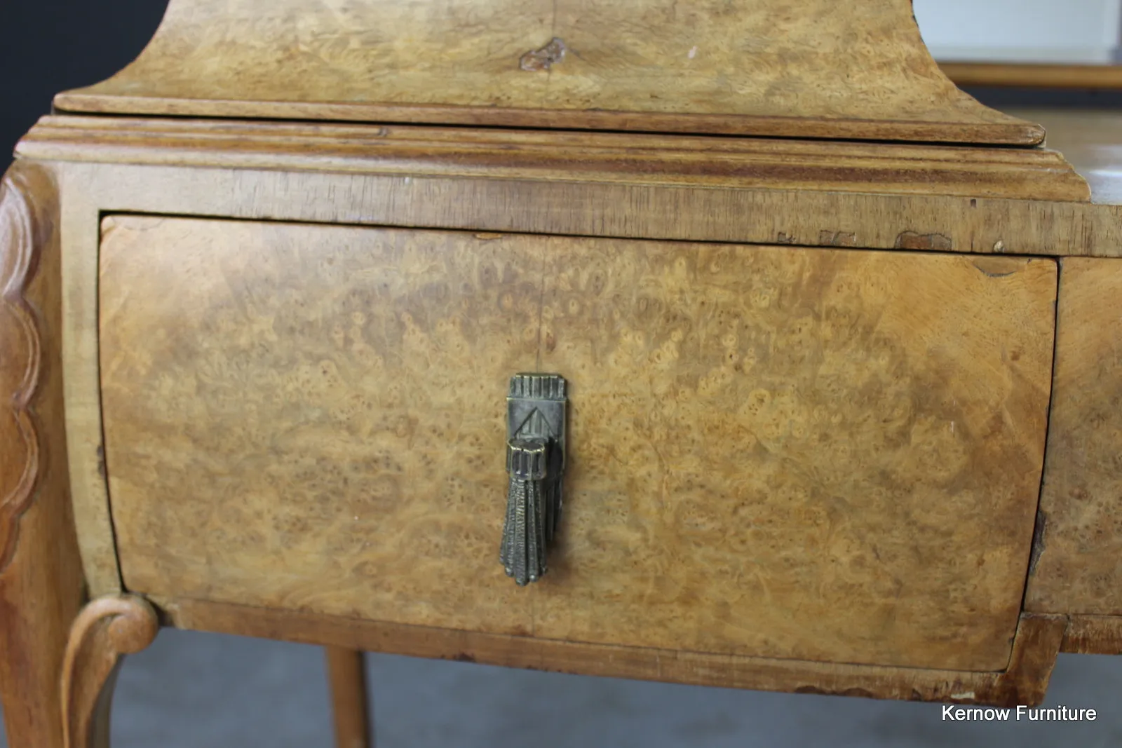 French Burr Maple Dressing Table
