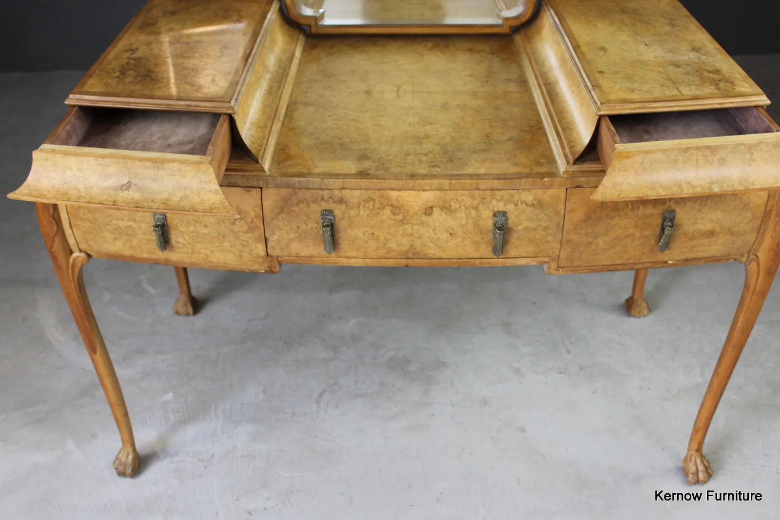 French Burr Maple Dressing Table