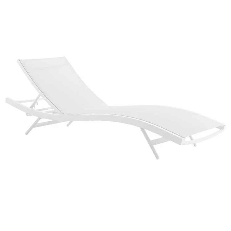 Glimpse Outdoor Patio Mesh Chaise Lounges Set of 4