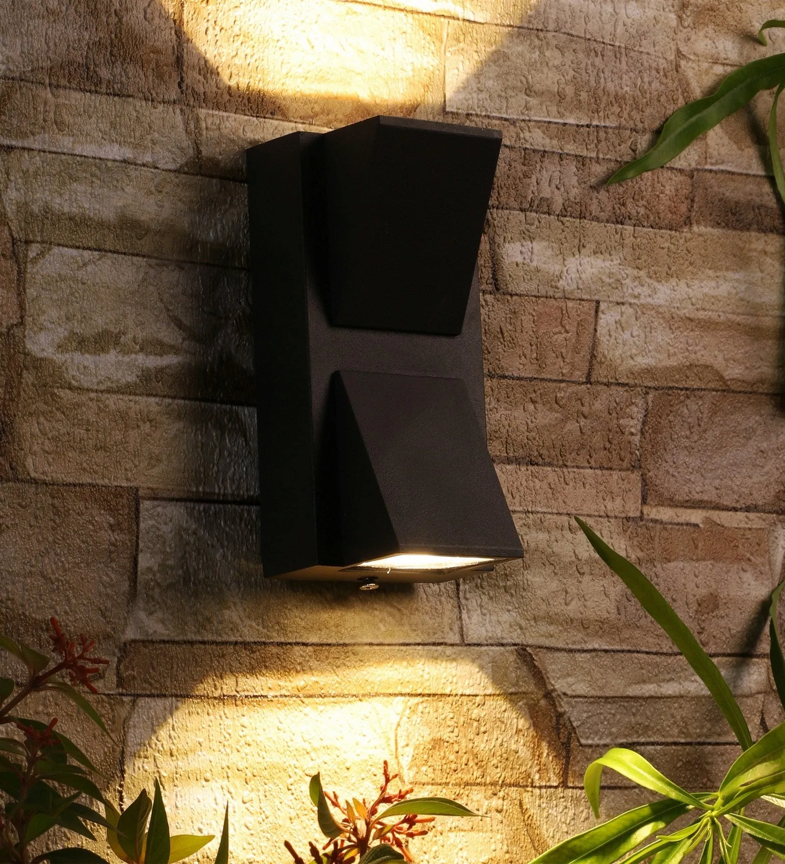 Grey Metal Outdoor Wall Light -42103-WW - Included Bulb