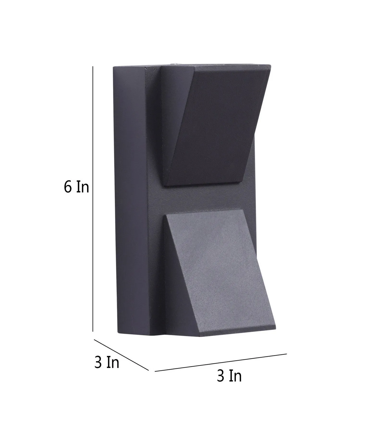 Grey Metal Outdoor Wall Light -42103-WW - Included Bulb
