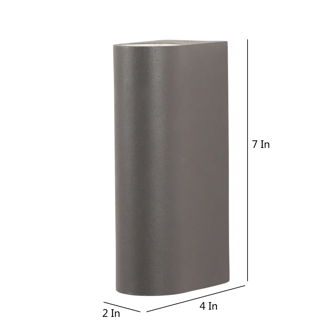 Grey Metal Outdoor Wall Light 42446-WW-GY-DU-DN